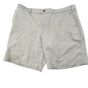 Men's Callaway Gray Flat Front Performance Golf‎ Shorts 40 Stretch 9” Inseam